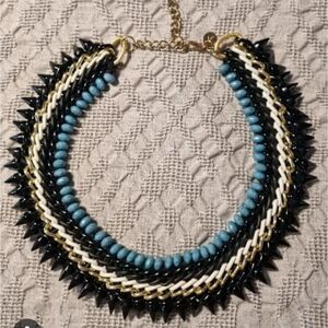 Stella & Dot Tempest bib necklace, Boho, Gith, Beaded